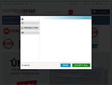 Tablet Screenshot of electronic-bazar.com